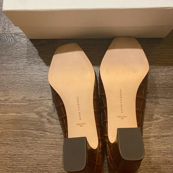 Veronica Beard Bera Mules in Espresso - Picture 4 of 7